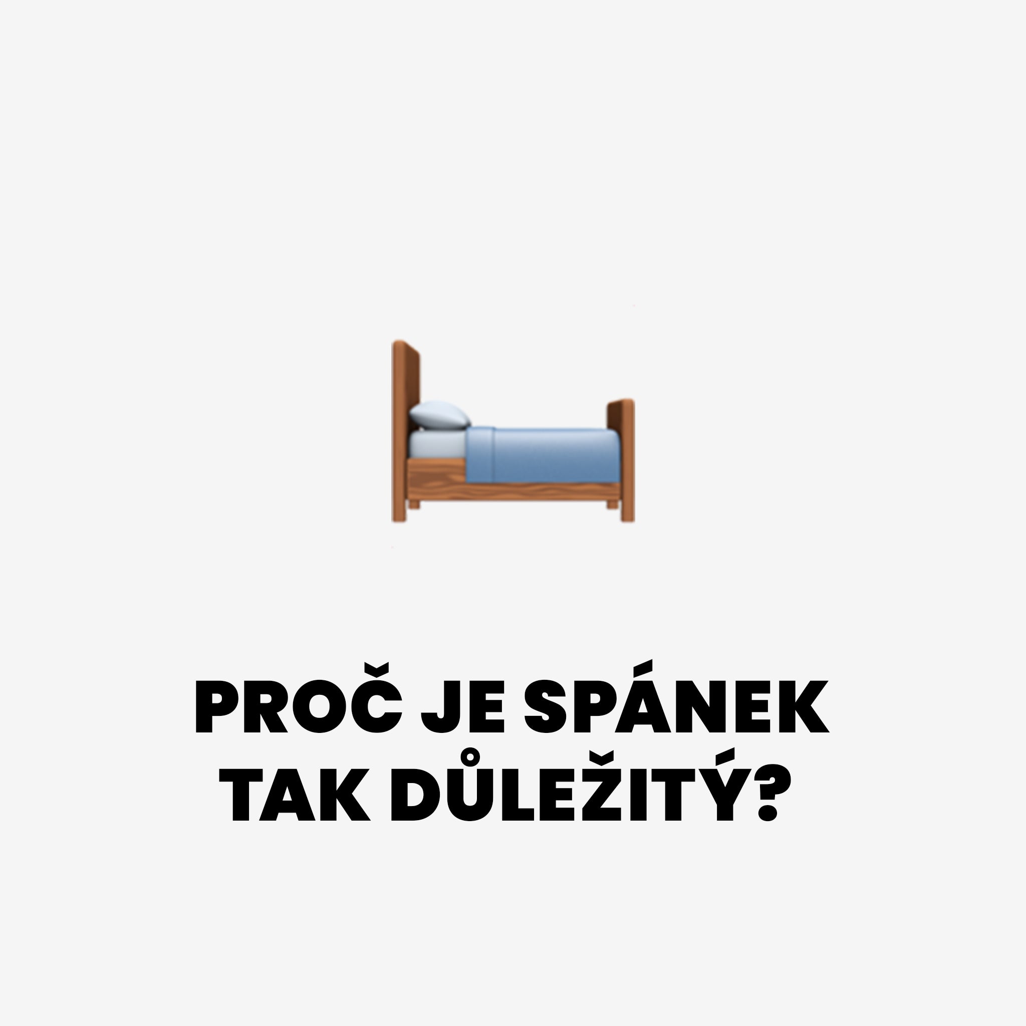 Proč je spánek tak důležitý?
