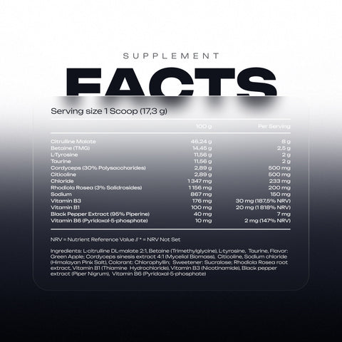 Complex Pump Non-Stim Pre-workout